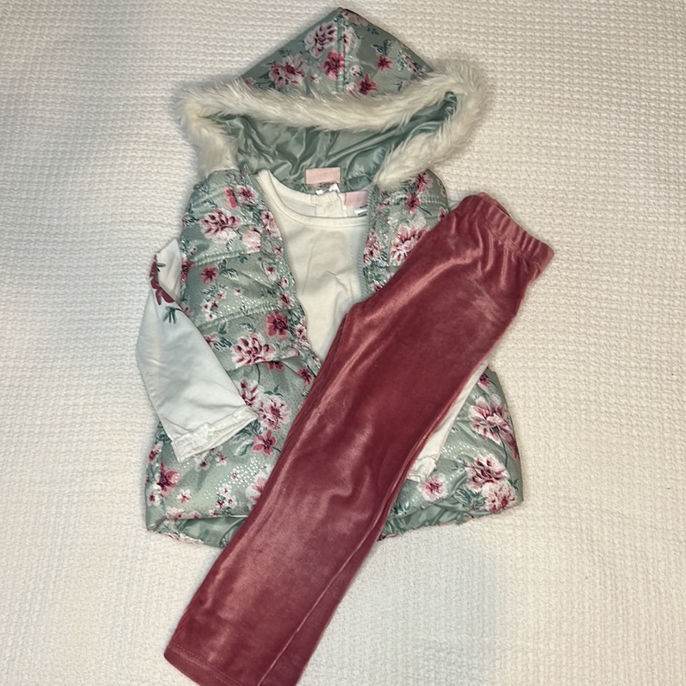 3 piece matching outfit girls size 5